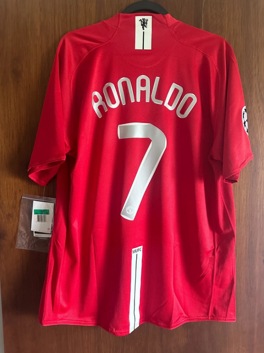 Cristiano Ronaldo #7 Manchester United 2008 UCL Final Retro Jersey