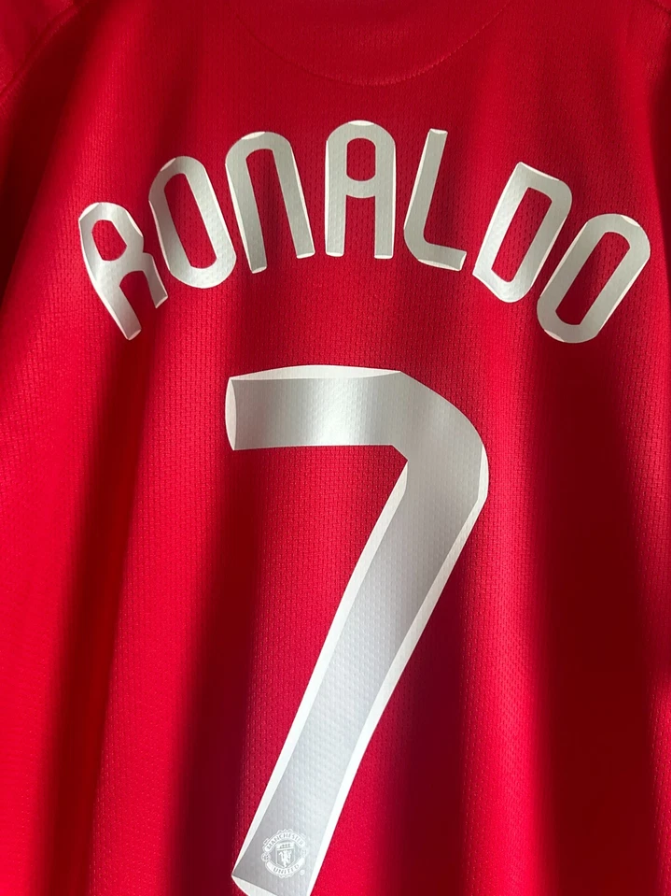 Cristiano Ronaldo #7 Manchester United 2008 UCL Final Retro Jersey