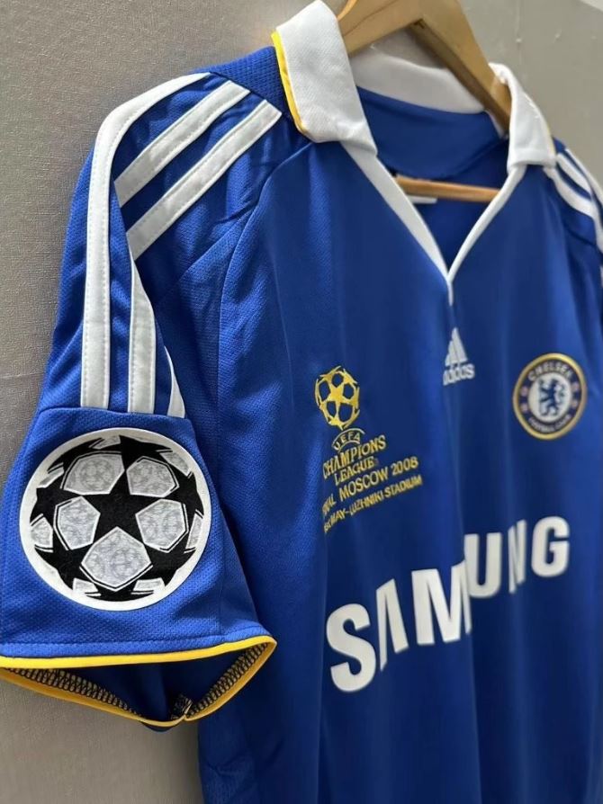 Chelsea 2008 UCL Final Retro Home Shirt – Lampard #8